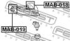FEBEST MAB-018 Control Arm-/Trailing Arm Bush